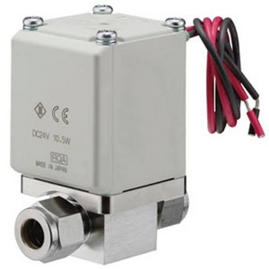 SMC VX232DZ3AA - Direct Operated 2 Port Solenoid Valve for Water, 3/8 Port, 24 VDC Coil