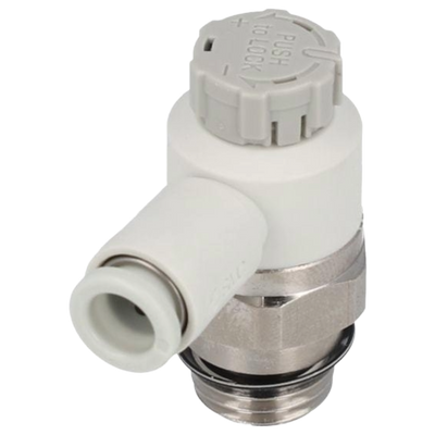SMC AS2201FU0206A (AS2201F-U02-06A) - Speed Controller, Uni R1/4 x ø6mm one-touch, universal speed controller
