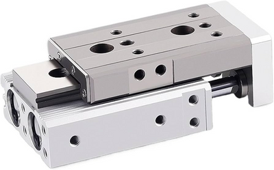 SMC MXQ16A40Z (MXQ16A-40Z) - Air Slide Table, Double Ported Type, 16 mm Bore, 40 mm Stroke