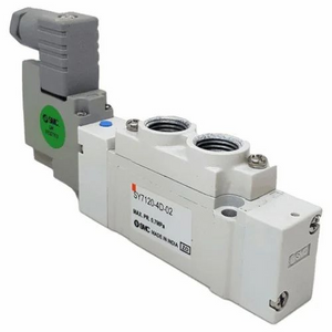 SMC VQZ32515YOS1Q (VQZ3251-5YOS1-Q) - Solenoid Valve, Body-ported 5-port double
