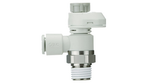 SMC AS2201F0206SA (AS2201F-02-06SA) - Speed Controller, R1/4 x tube 6 mm w/ sealant, Meter-out elbow Speed Controller