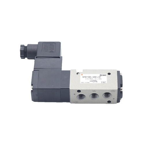 SMC VZS22505FZ (VZS2250-5FZ) 5 Port Pilot Operated Solenoid Valve, Metal Seal, Plug-in