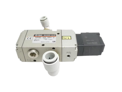 SMC EVP5425YO03FAQ (EVP542-5YO-03FA-Q) - 3 Port Pilot Operated Poppet Solenoid Valve, Body Ported, G3/8 Port, 24 VDC Coil