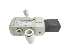SMC EVP5425YO03FAQ (EVP542-5YO-03FA-Q) - 3 Port Pilot Operated Poppet Solenoid Valve, Body Ported, G3/8 Port, 24 VDC Coil