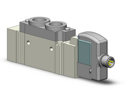 SMC SY51205WAOZ01N (SY5120-5WAOZ-01N) 5 Port Solenoid Valve