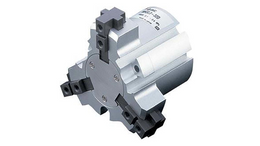 SMC MHSL350D (MHSL3-50D) Air Gripper, Parallel Style, Slide Guide Type, Round Body, 3-Finger Long Stroke
