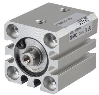 SMC CDQSB2010DCM (CDQSB20-10DCM) - Compact Air Cylinder, 20mm Bore, 10mm Stroke