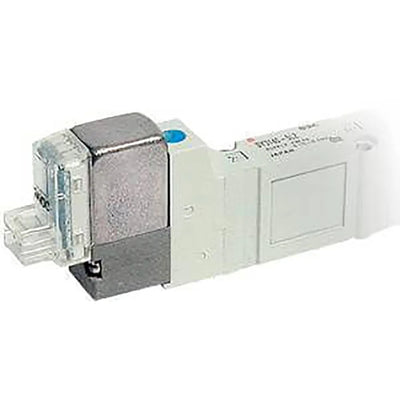 SMC SY51205YOC6FQ (SY5120-5YO-C6F-Q) - 5 Port Solenoid Valve, 24 VDC Coil, One-touch Fitting for Ø6 Tube