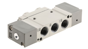 SMC SYA522001F (SYA5220-01F) - 5-Port Air Operated Valve, 5/2 Double Air Operated, G1/8 Port