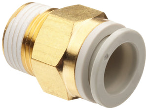 SMC KQ2H0602AS (KQ2H06-02AS) - One-touch Male Connector, Ø6 Tube, R1/4 Thread