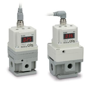 SMC ITV205021F2BLX88 (ITV2050-21F2BL-X88) - Electro-pneumatic Regulator, 0 to 5 VDC Input, G1/4 Port, X88 High Speed Response Type