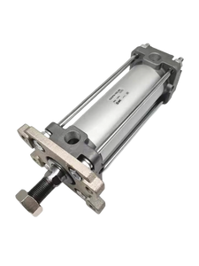 SMC CDA2B405035ZXC10 (CDA2B40-50-35Z-XC10) - Tie-Rod Air Cylinder, 40 mm Bore, 50 + 35 mm Dual Stroke