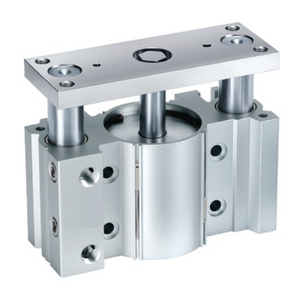 SMC MGQM80100 (MGQM80-100) - Compact Guide Cylinder, 80 mm Bore, 100 mm Stroke