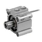 SMC CQ2B3210TZ (CQ2B32-10TZ) - Compact Cylinder, Single Acting, Spring Extend, 32 mm Bore, 10 mm Stroke