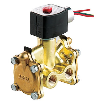 ASCO EF8316G054 - 3-Way Solenoid Valve, 3/2 NC, 3/8" NPT