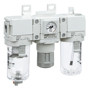SMC AC40AF04DB (AC40A-F04D-B) Modular F.R.L. Air Combination Unit