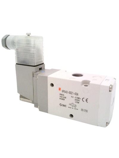 SMC VP5425YD103FA (VP542-5YD1-03FA) - 3 Port Solenoid Valve Rubber Seal Pilot Poppet Type, DIN Terminal With Connector, G3/8 Port