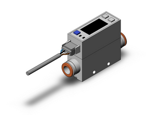 SMC PF2M711C8FA (PF2M711-C8-F-A) - Digital Flow Switch, 0.5 to 50 L/min range, ø8 mm port