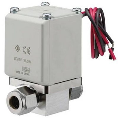 SMC VX232DZ3AA - Direct Operated 2 Port Solenoid Valve for Water, 3/8 Port, 24 VDC Coil