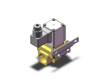 SMC VXZ252HGBXB - Zero Differential Pressure Type Pilot Operated 2 Port Solenoid Valve for Water, 3/4 Port, 24 VDC Coil