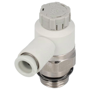SMC AS2201FU0206A (AS2201F-U02-06A) - Speed Controller, Uni R1/4 x ø6mm one-touch, universal speed controller