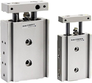 SMC CXSM2530 (CXSM25-30) - Dual Rod Cylinder, Slide Bearing, 25 mm Bore, 30 mm Stroke
