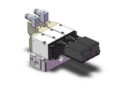 SMC VP5445YZ103FMX555 (VP544-5YZ1-03F-M-X555) - Solenoid Valve, 3-port body-ported, rubber seal