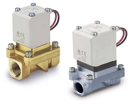 SMC VXZ240FG Zero Differential Pressure Type Pilot Operated 2 Port Solenoid Valve for Air