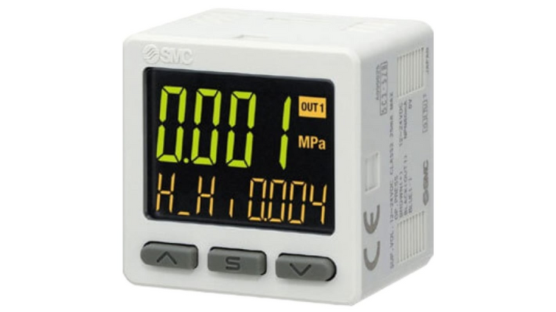 SMC ZSE20P01LA1 (ZSE20-P-01-LA1) 3-Screen Display High-Precision Digital Pressure Switch for Vacuum/Compound Pressure