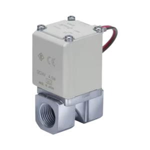 SMC VX234GGAXCC - Direct Operated 2 Port Solenoid Valve for Medium Vacuum, 1/2 Port, 24 VDC Coil