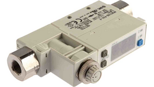 SMC PFM710SF01F (PFM710S-F01-F) - 2-Colour Display Digital Flow Switch, G1/8 Port, 0.2 to 10 L/min