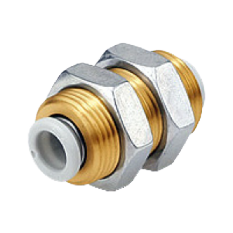 SMC KQ2E0600A (KQ2E06-00A) One-touch Bulkhead Union