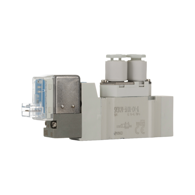 SMC SY31205LOZC4Q (SY3120-5LOZ-C4-Q) 5 Port Solenoid Valve