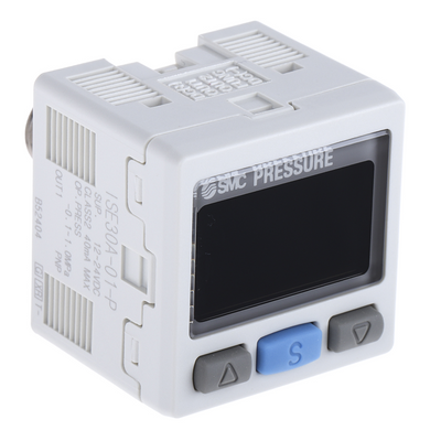SMC ISE30A01PLA1 (ISE30A-01-P-L-A1) - Digital Pressure Switch, R1/8 Port, PNP 1-Output Switch