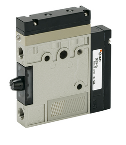 SMC ZM101HK5GE15 (ZM101H-K5G-E15) - Vacuum Ejector With Valve And Switch, 1.0 mm Nozzle, 24 VDC Coil