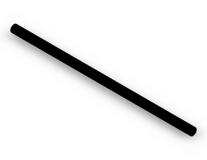 SMC TU0425B100 (TU0425B-100) - Polyurethane Tubing, Ø4 x Ø2.5, Black