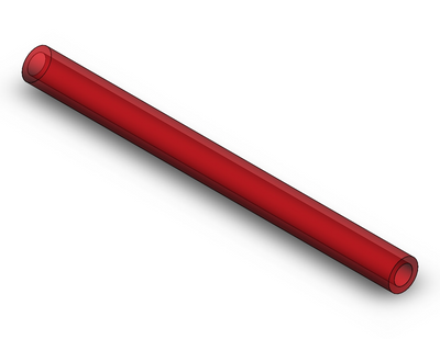 SMC TU0805R100 (TU0805R-100) - Polyurethane Tubing, Ø8 x Ø5, Red 100 m