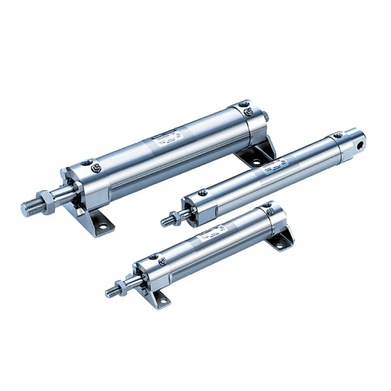 SMC CDG5BN20TFSV150 (CDG5BN20TFSV-150) Stainless Steel Round Body Air Cylinder