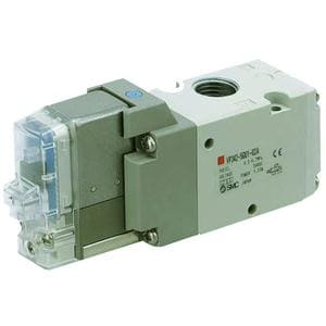 SMC VP4250045D (VP4250-045D) - Large Size 5 Port Solenoid Valve, 2 Position Double Solenoid, Rc1/2 Port
