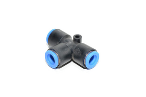 SMC KQT1000 (KQT10-00) - One-Touch Fitting Union Tee, Ø10 mm Tube O.D., Threadless Union Tee