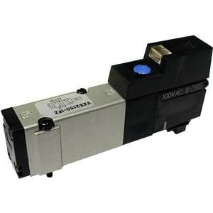 SMC VZS21505FZQ (VZS2150-5FZ-Q) 5 Port Pilot Operated Solenoid Valve, Metal Seal, Plug-in