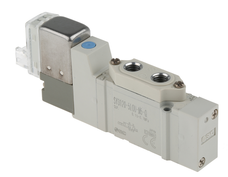 SMC SY31205LOUM5Q (SY3120-5LOU-M5-Q) 5 Port Solenoid Valve