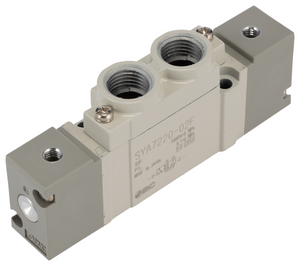 SMC SYA722002F (SYA7220-02F) - 5-Port Air Operated Valve, 5/2 Double Air Operated, G1/4 Port