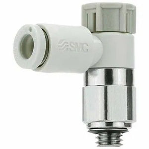 SMC AS1201FM506A (AS1201F-M5-06A) - Speed Controller, M5 x Ø6 one-touch, elbow speed controller
