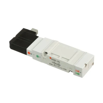 SMC SV2A005FU (SV2A00-5FU) - Solenoid Valve, 4-Position Dual 3-Port Valve N.C./N.C., 24VDC