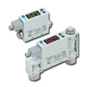 SMC PFM711S02B (PFM711S-02-B) - 2-Colour Display Digital Flow Switch, Rc1/4 Port, 2 to 100 L/min