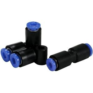 SMC KQH1000 (KQH10-00) - One-Touch Fitting Straight Union, Ø10 mm Tube O.D., Threadless Straight Union