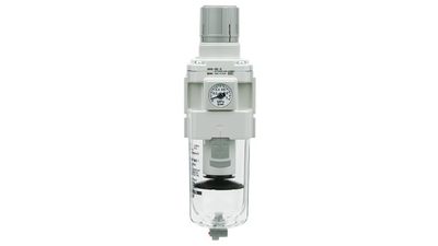 SMC AW30F03DH (AW30-F03-D-H) - Modular Filter Regulator, G3/8 Port, With Auto Drain