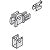 SMC BJ31 (BJ3-1) Auto Switch Mounting Bracket Assembly