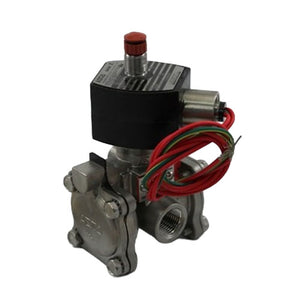 ASCO EV8316G384V - 3-Way Low-Power Solenoid Valve, 3/2 NC, 1/2" SS